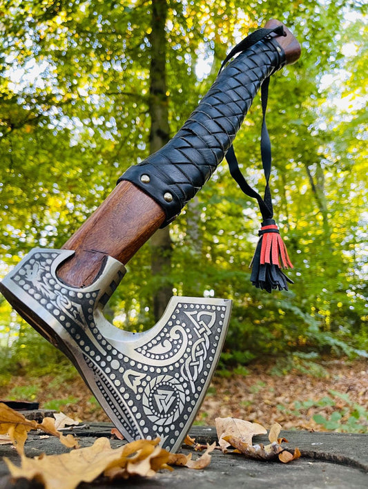 Handmade Etched Axe 3