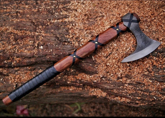Handmade Etched Axe 3